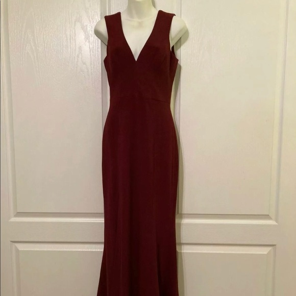 NWOT Dress The Population Sandra Plunging V-neck - Picture 5 of 8